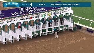 Ballyhooligan wins race 4 at Del Mar 11/2/25