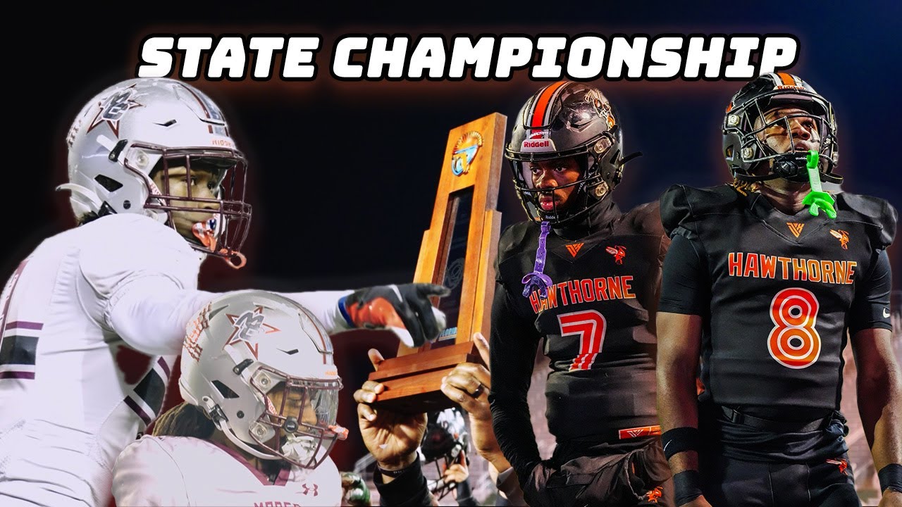 Hawthorne Vs. Madison County State Championship 2023 YouTube