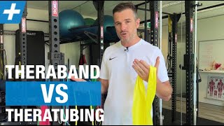 Therabands vs Theratubing - Which one to use? | Tim Keeley | Physio REHAB