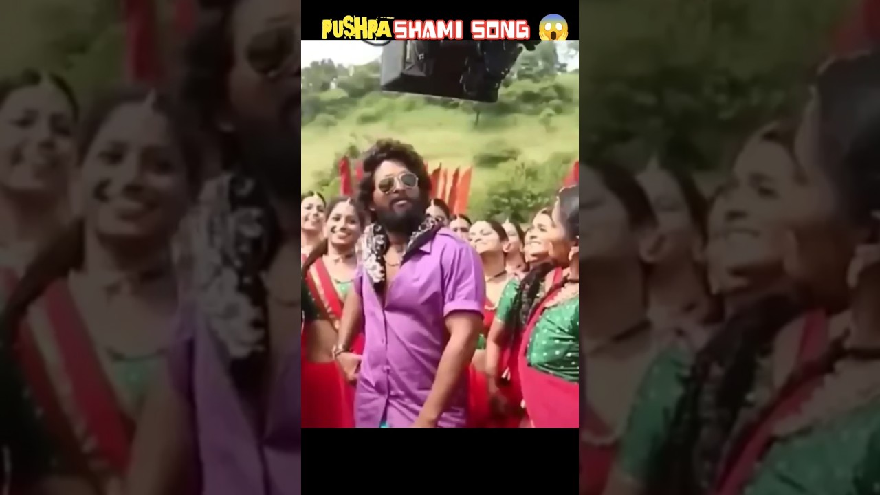 pushpa Movie Sami Sami SONG SHOOTING 😱 