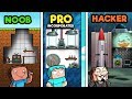 Minecraft - HACKER BUILDS HIDDEN LABORATORY! (NOOB vs PRO vs HACKER)