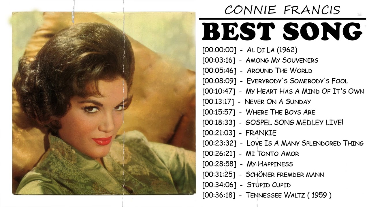 Connie Francis Greatest Hits Full Album - Best Songs Of Connie Francis