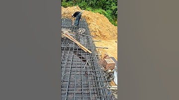 Nghiệm thu cốt thép mà mưa bão quá #kientrucbesthome #construction #xaynhatho #building #thietkebe