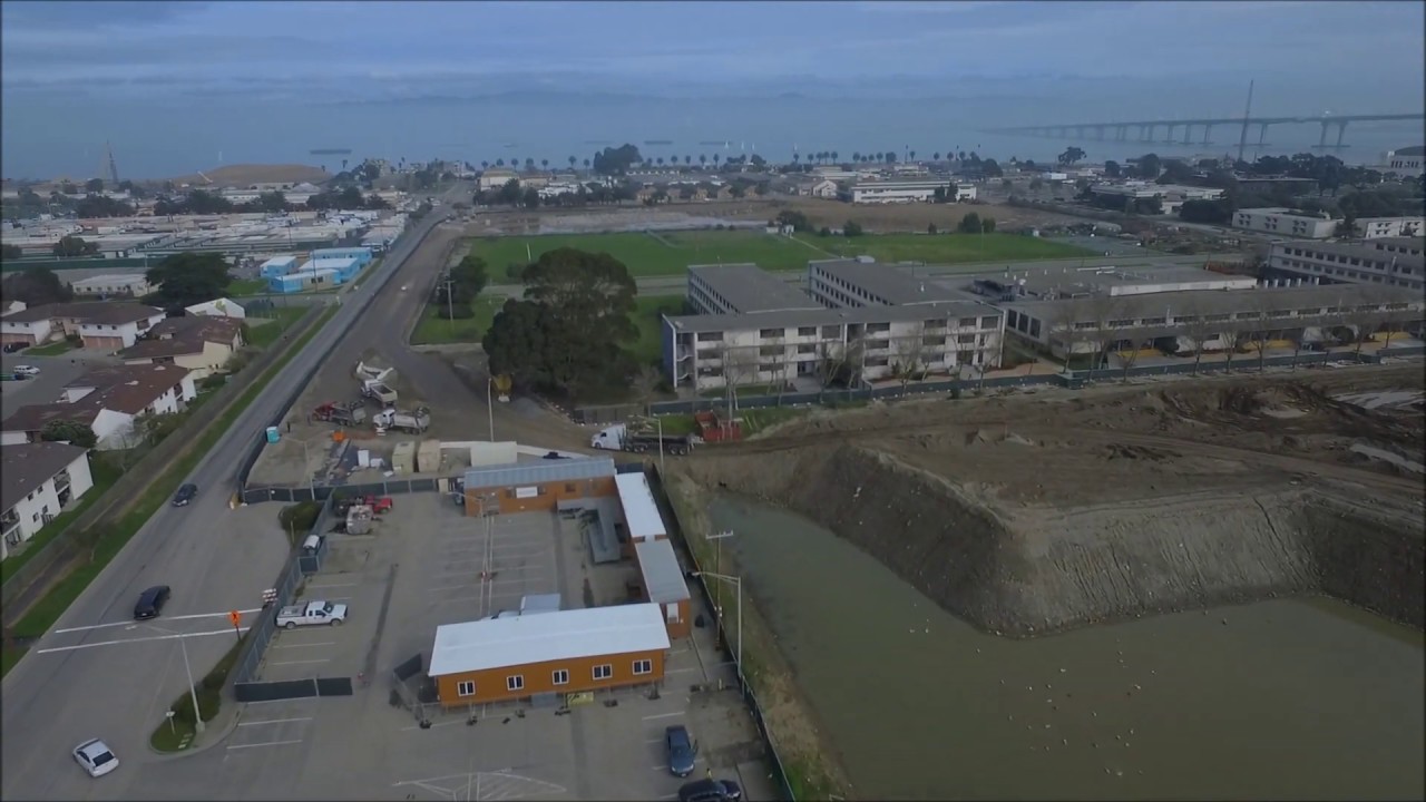 Treasure Island, San Francisco: Drone view