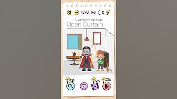 Brain Test Level 148 Solution | A Vampire! Help! Help!