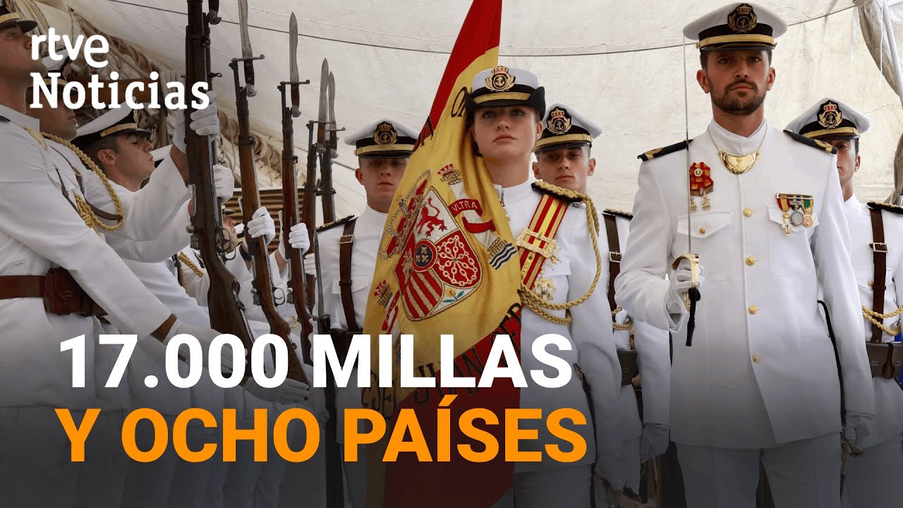 PRINCESA LEONOR: Vuelve a ESPAÑA donde el 14 de junio embarcará a bordo del BLAS DE LEZO | RTVE