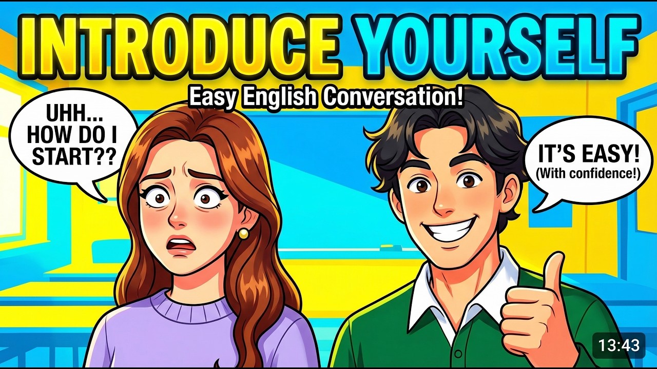 Beginner English Speaking Practice | How to Introduce Yourself Clearly ...