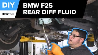 BMW X3 Rear Differential Fluid Replacement Service DIY (20112017 BMW X3 F25 xDrive28i, xDrive35i)