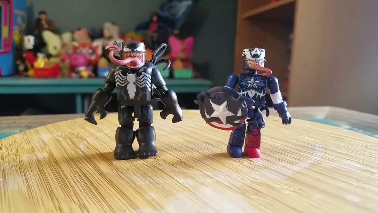 Minimates MARVEL "VENOM and VENOMIZED CAPTAIN AMERICA" Minimates MARVEL "VENOM and VENOMIZED CAPTAIN AMERICA"