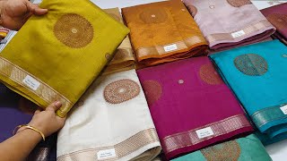 😍Latest Premium Soft Tussar Silk Sarees with Buttas😍 Free Shipping#saree#trending#viral#silk#cotton  screenshot 4