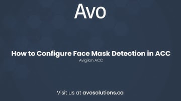 How to Configure Face Mask Detection in ACC