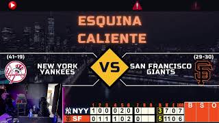EN VIVO: NEW YORK YANKEES vs GIANTS SAN FRANCISCO - MLB LIVE - PLAY BY PLAY