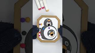 Gugugaga Penguin Pinball Cardboard Puzzle Game ❤️🥰