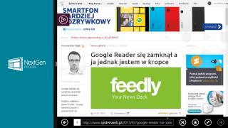 Windows 8 - NextGen Reader - Windows Store apps.