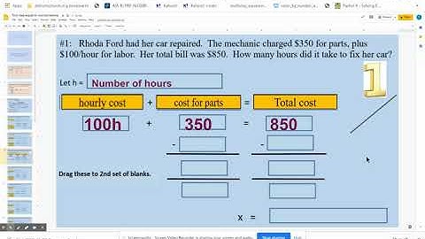 two step word problems google slides slide 8