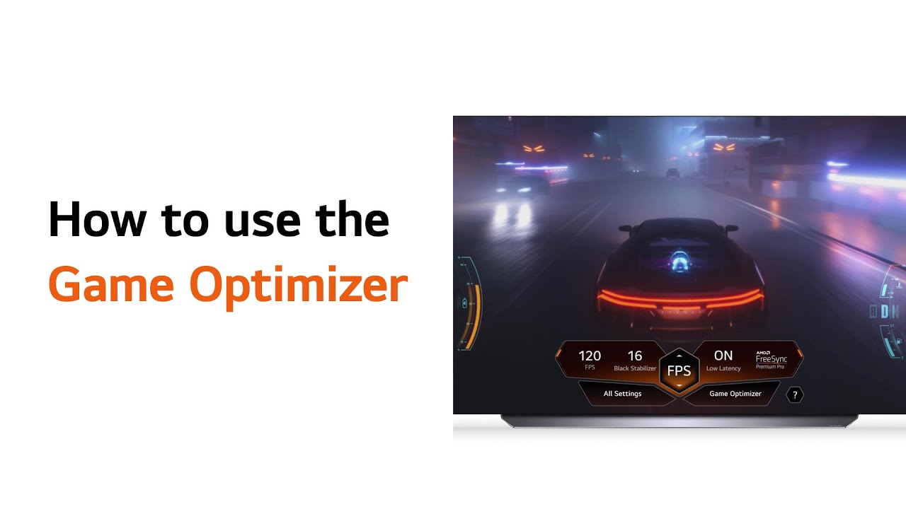 How to use the Game Optimizer 