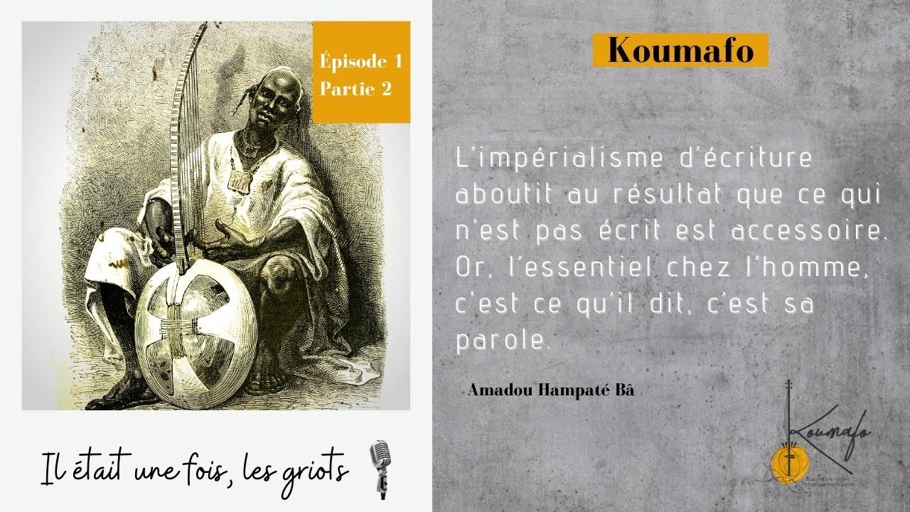 Épisode 1 (partie 2) Il était une fois les djélis #koumafo #griots #koumafola #kouma