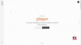 Ginger - Original Multipurpose WordPress Theme      Arn Royle
