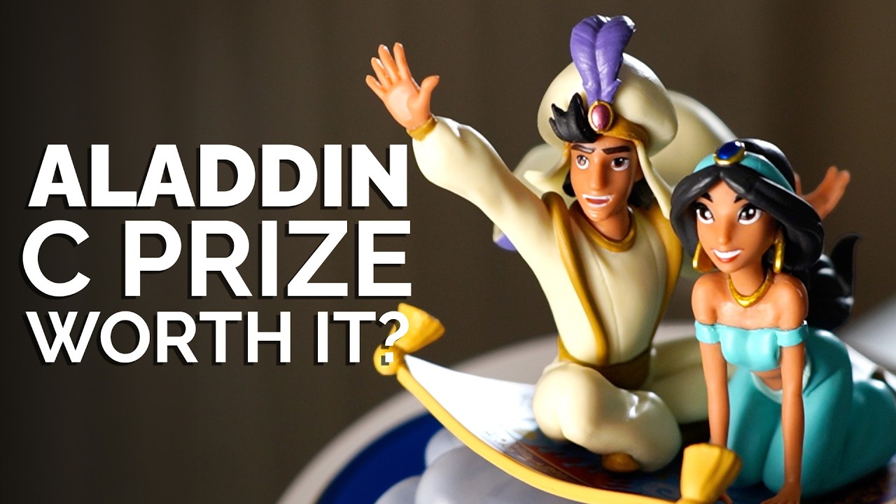Disney Happy Kuji Wishing Stars Aladdin Figure Review  C Prize Unboxing