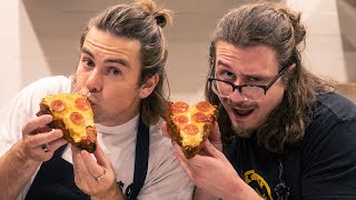 5 Min Crafts: DEEP FRIED PIZZA (w/ Joshua Weissman)