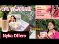 Nyka haul lenses forever52 foundation key beauty kajal  full demo and review