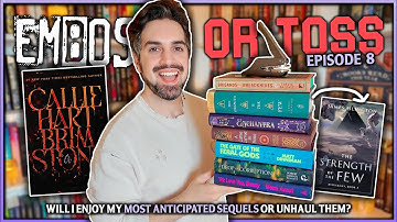 I Read My Most Anticipated Sequels for Emboss or Toss 📚 Reading Vlog