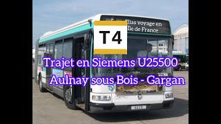 [Tramway T4] Trajet En Aulnay Sous Bois - Gargan (0:54 Course T4 Vs Ligne K)
