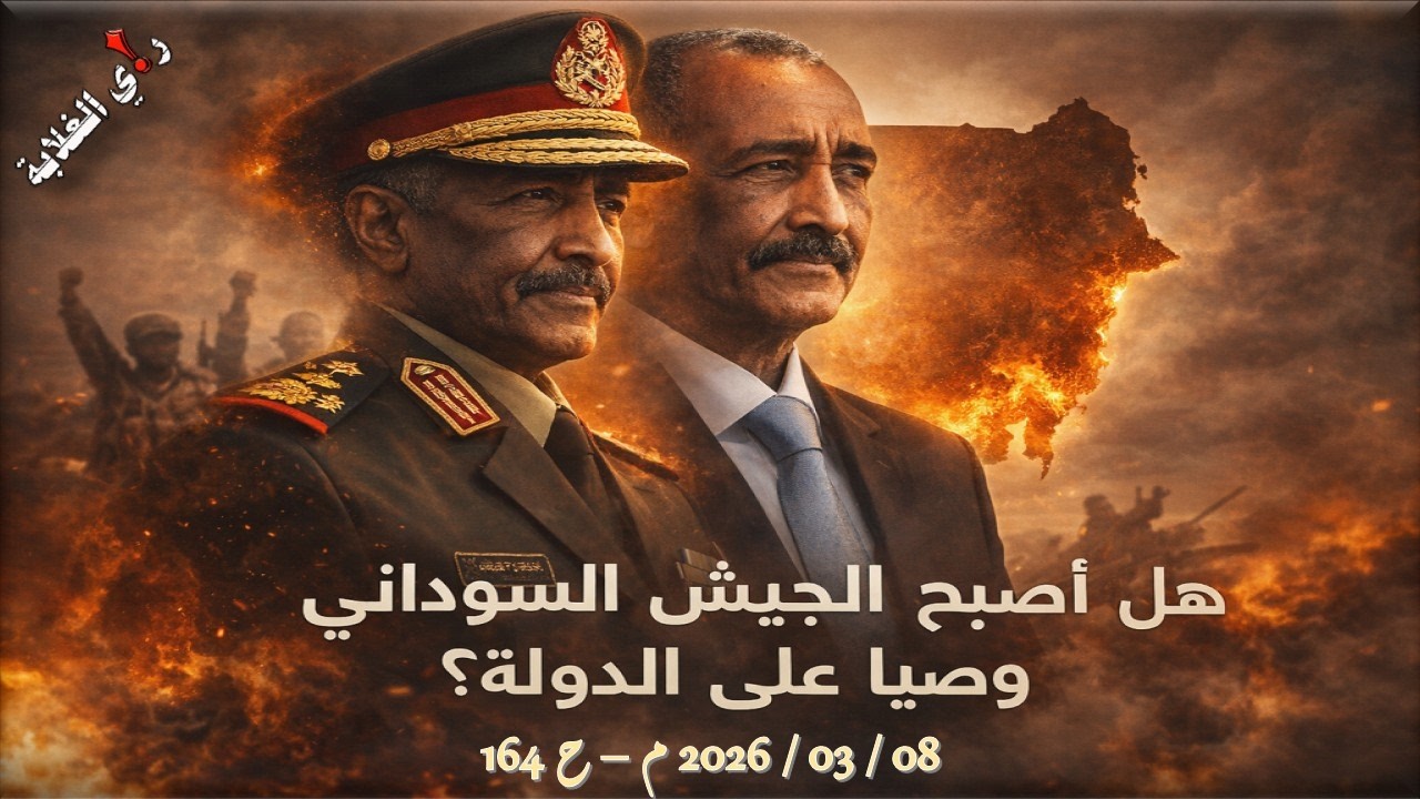 هل أصبح الجيش السوداني وصياً على الدولة؟ .. 08 / 03 / 2026 م - ح 164