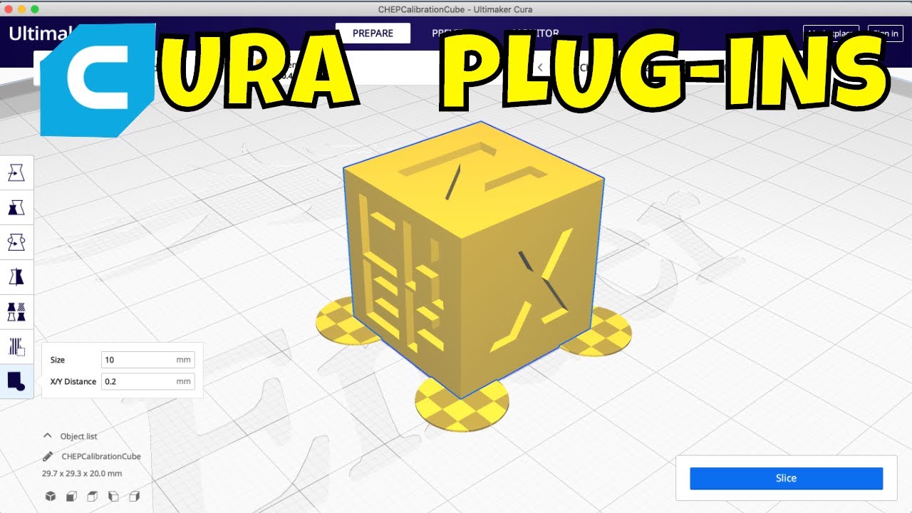 Cura Slicer Plug-Ins for Anti-Warp and HTML Settings