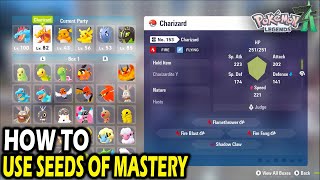 How To Use Seeds Of Mastery On Pokemon Legends Za