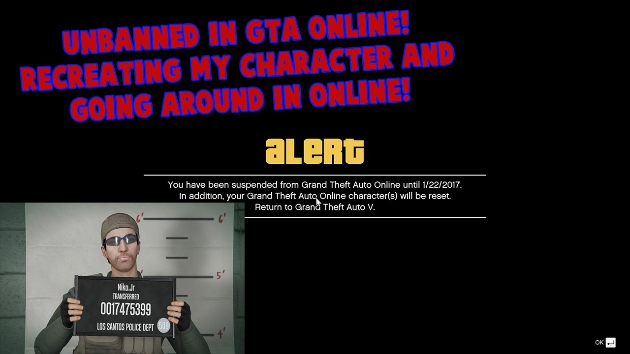 Gta Online How To Get Unbanned