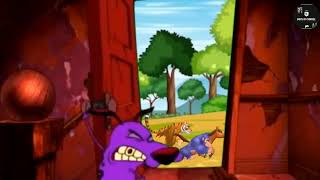 Courage The Cowardly Dog Animal Stampede Dinosaur Funny Meme Video Animated Stampede