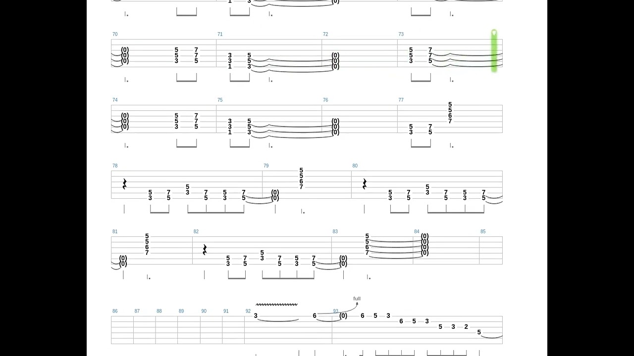 Perfect Strangers Tab by Deep Purple + Guitar only + Guitar tab