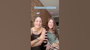 Common Phrases in Hebrew