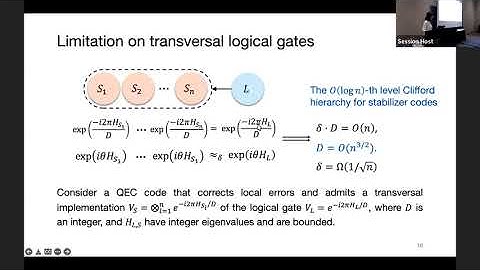 QIP 2022 | Quantum error correction meets continuous symmetries: fundamental ... (Sisi Zhou)