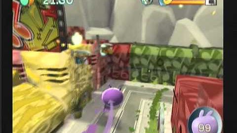 DE BLOB Wii Walkthrough Part 2B Uptown