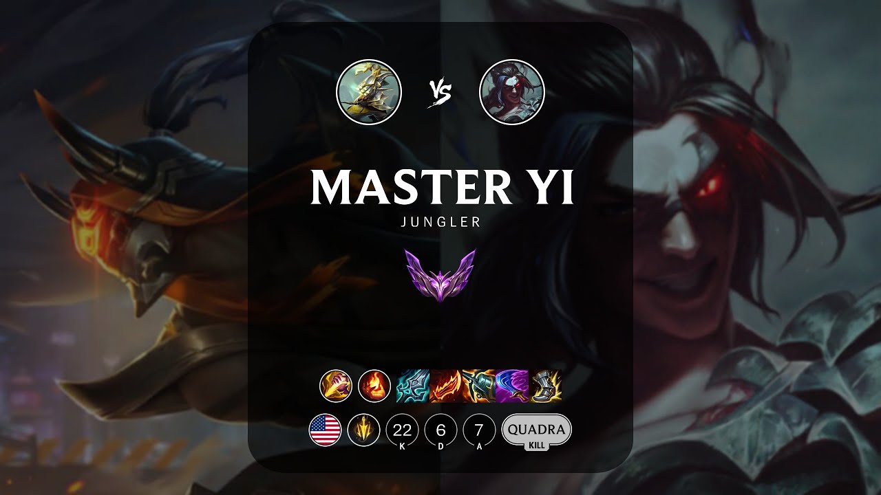 Master Yi Jungle vs Kayn - NA Master Patch 13.13