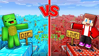 Mikey and JJ Choose the Right Village in Minecraft (Maizen)