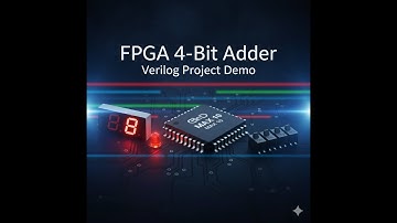 FPGA Tutorial: How to Build a 4-Bit Adder on a MAX10 Board | Verilog Project Demo