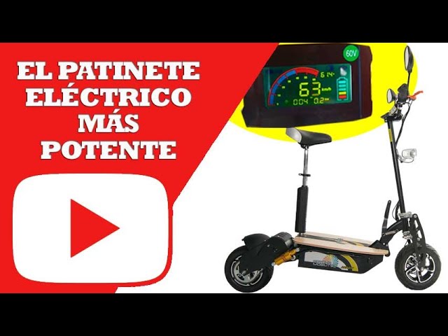 Skate Eléctrico con asiento Litio 2000W 60V TIGRÄH