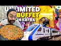 Katra vaishno devi unlimited buffet famous dhaba food vande bharat train food vlog