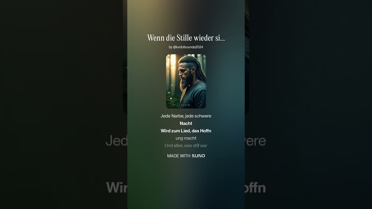 ✨ Wenn die Stille wieder singt ✨ | 