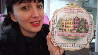 VLOG: 🪡 Моя первая вышивка крестиком на канве 14CT. Вышивка от VIPcrossstitch