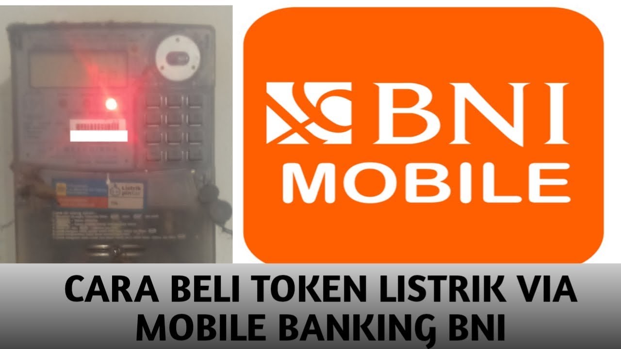 Cara beli pulsa listrik di sms bangking BNI lewat handpone/hp. 