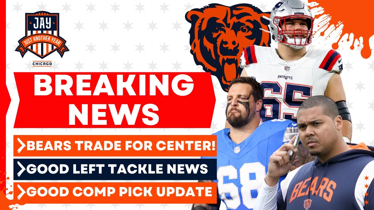 🚨 TRADE! Bears Land Veteran CENTER Garrett Bradbury + Insider Predicts Taylor Decker to Bears & More