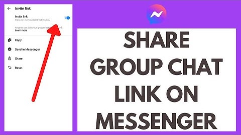 How To Share Messenger Group Link (2022)