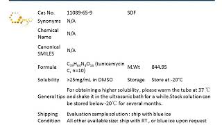 GC16738 Tunicamycin