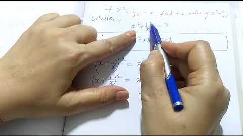 If X²+1/X²=7.Find the value  of X³+1/X³ ,#polynomials,#maths #algebraicidentities,#mathstricks,#yt