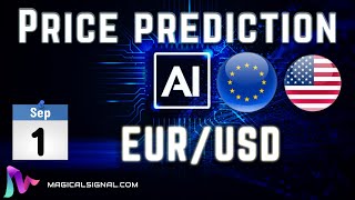 Euro with  U.S. Dollar (EUR/USD) price prediction with AI  | Sep 1