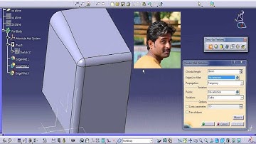 All types of fillets in CATIA  (Edge,Variable Radius,Chordal,Face-Face,Tritangent Fillet)